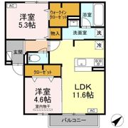 アクエリアス泉都町の間取り画像