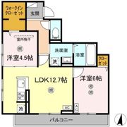 カサグランデ松山の間取り画像