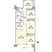 ウエリスおおたかの森ノーステラスの間取り画像