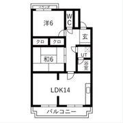 メモアール中花の間取り画像