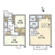 上草柳戸建の間取り画像