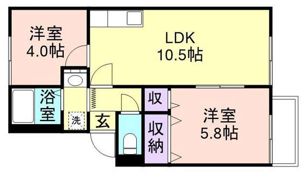 コープU2の間取り画像