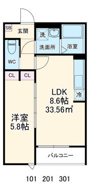 GRADUS上溝（グラドゥスカミミゾ）の間取り画像