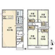 下矢切戸建の間取り画像