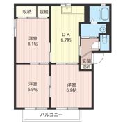 エスポワール Bの間取り画像