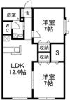 ソルトレークシティ C棟の間取り画像