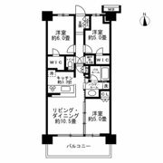 シティテラス川崎鈴木町ガーデンズD棟の間取り画像