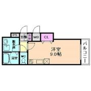 ヨハク 瓢箪山の間取り画像