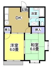 エルデム岡崎Aの間取り画像
