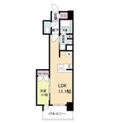 リビオメゾン新大阪の間取り画像