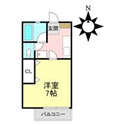 アーバン美浜町の間取り画像