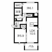 COTTON PLACE（コットンプレイス）の間取り画像