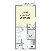 ヴィラ パルスターの間取り画像