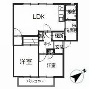 ハイツミラクルの間取り画像