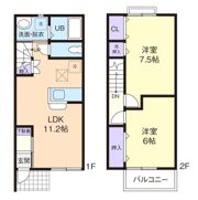 EXCE BLOOMⅢの間取り画像