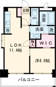 プレミアムタワー佐賀駅北の間取り画像