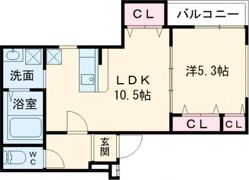 フジパレス百舌鳥八幡Ⅴ番館の間取り画像