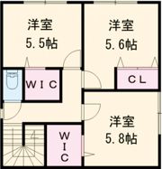 大垣市見取町white houseの間取り画像