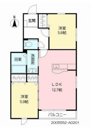 エクセルの間取り画像