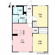 ディアス吉野 B棟の間取り画像