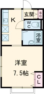 リロハイツの間取り画像