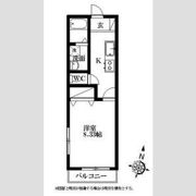 blue rose Kの間取り画像