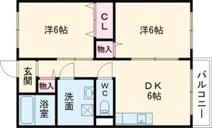 エスポワールメゾン A棟の間取り画像