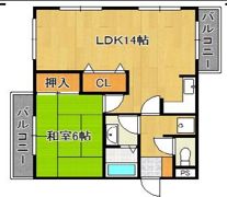 パンドール加古川の間取り画像