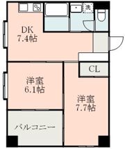 Do水前寺の間取り画像