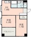 Do水前寺の間取り画像