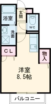 リガーレ天神西の間取り画像