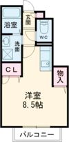 リガーレ天神西の間取り画像