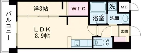 ラ・シック水前寺の間取り画像