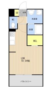 LIBTH筑紫駅前Ⅱの間取り画像