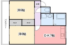 第一青山ハイツの間取り画像