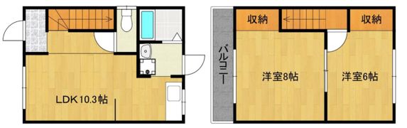 西島戸建の間取り画像