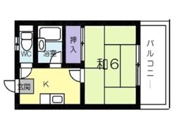 ルガノスチューデントホーム Aの間取り画像