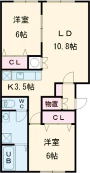 ラメゾンⅢの間取り画像