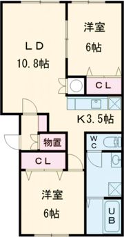 ラメゾンⅢの間取り画像