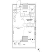 ザ・パークハビオ北千住の間取り画像