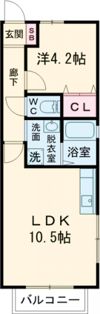 ロワイヤルⅠの間取り画像