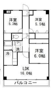 アクトヒルズ八千代Ⅱの間取り画像
