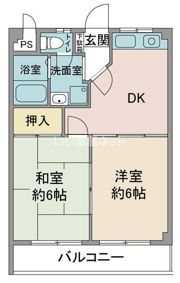 関谷マンションの間取り画像