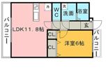 イルプリモ上津の間取り画像