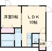 コンフォルト6条の間取り画像