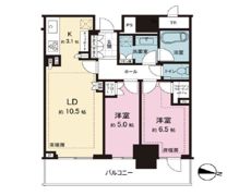 パークタワー西新宿の間取り画像