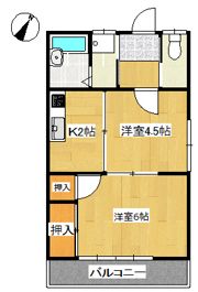 さくらコーポの間取り画像
