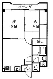 第3角柳マンションの間取り画像
