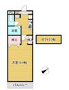 ルミエールガーデンI番館の間取り画像