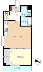 フォーリア24の間取り画像